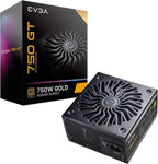 EVGA 220-GT-0750-Y1 750 GT 750W Power Supply - 80+ Gold, Fully Modular