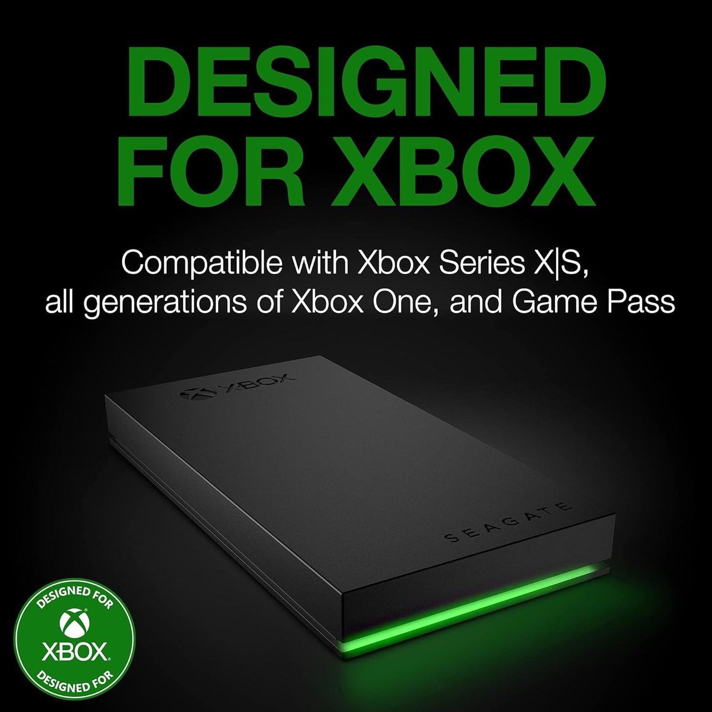 Seagate STLD1000400 Game Drive 1TB External SSD for Xbox