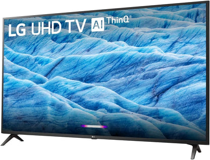 LG E3LG49UM7300 49" 4K Smart LED IPS TV Bundle