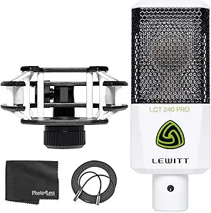 Lewitt LCT 240 PRO White Condenser Microphone Bundle