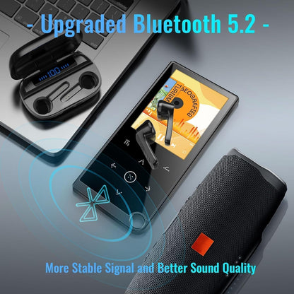 HP 80GB MP3 Player Bluetooth 5.2 - Black