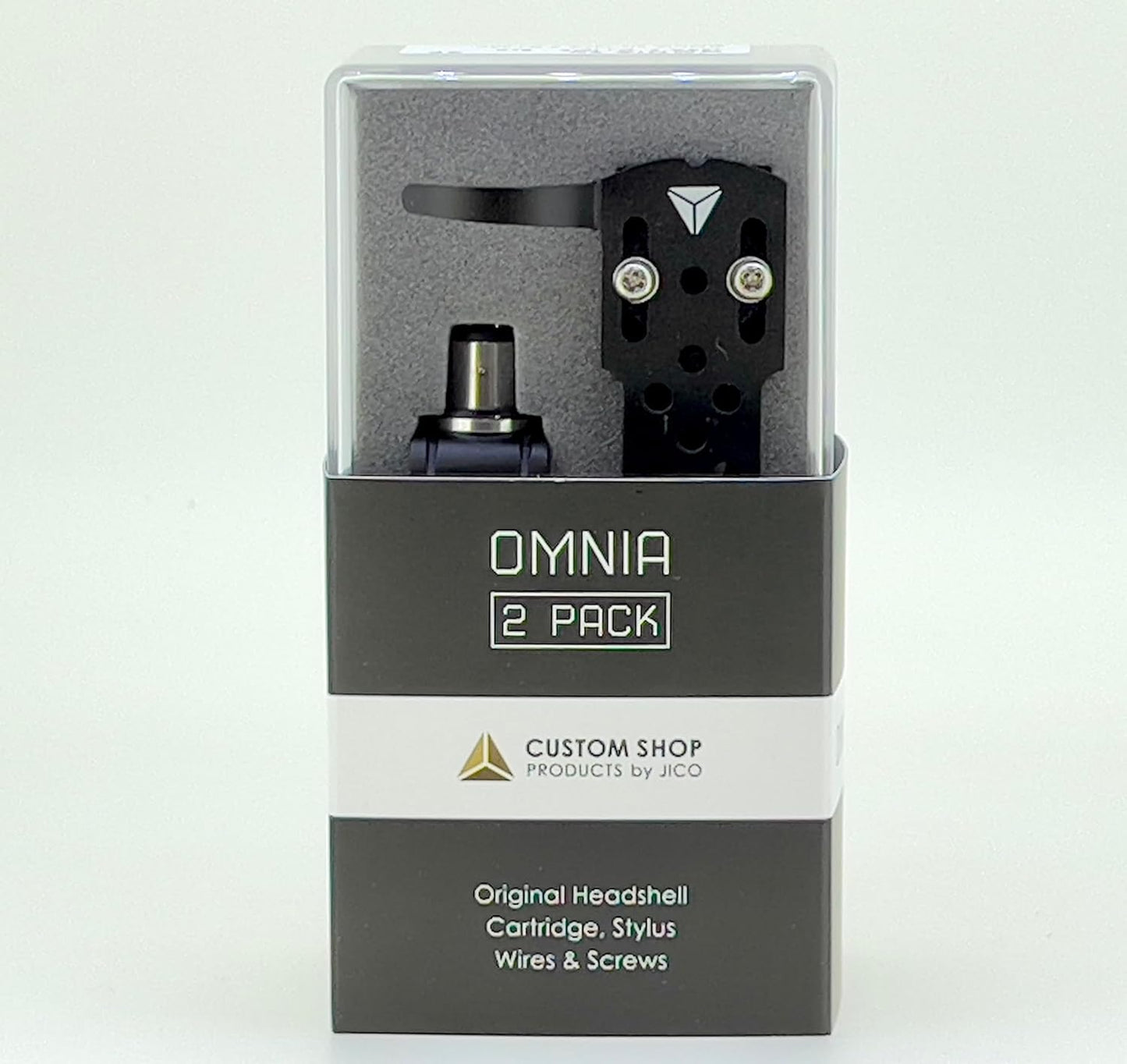 Jico J-AAC0834 Omnia J44A 7 DJ Cartridge Headshell 2-Pack