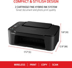 Canon 4977C002 PIXMA TS3520 Wireless All-in-One Printer - Black