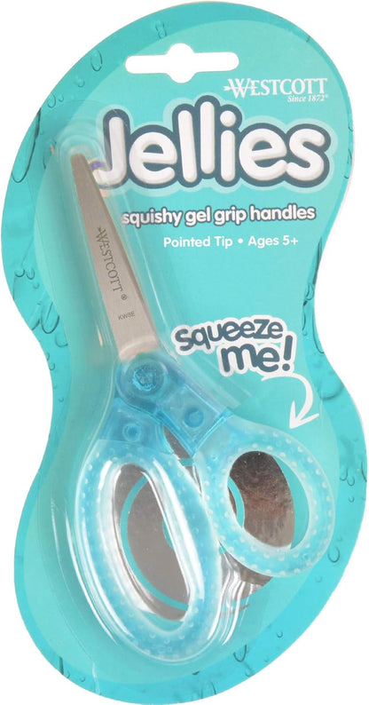 Westcott 67550 Jellies 5" Kids Scissors 12 Pack