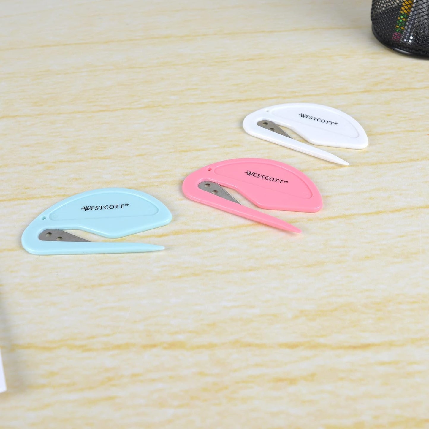Westcott 00501 All Purpose Compact Letter Opener 3pk