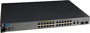 HP J9779A 2530-24-poe+ Switch with Mounts (Renewed)