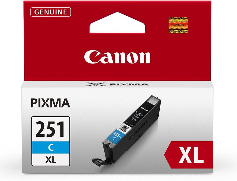 Canon CLI-251 C XL Cyan Ink Cartridge - High Yield — main product image
