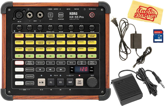 Korg AUS-KR55PRO-COMBO-STD KR-55 Pro Drum Machine Bundle