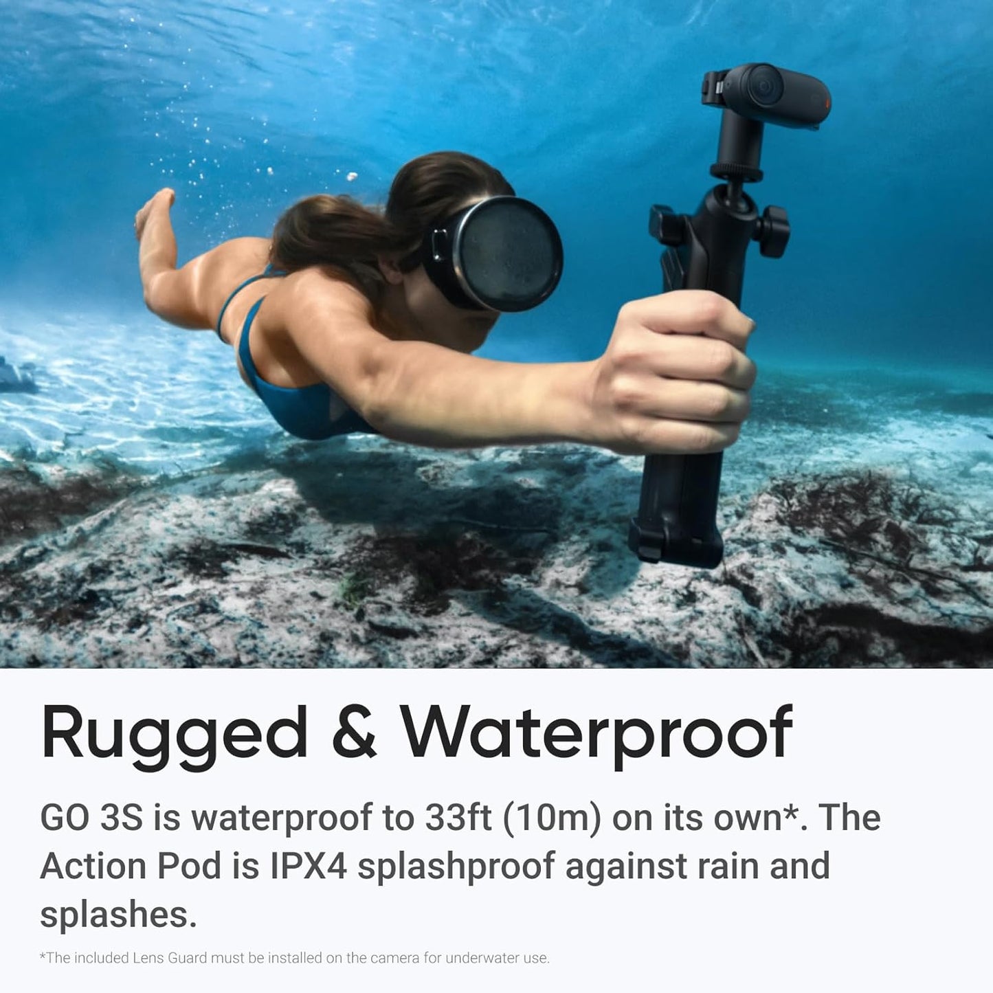 Insta360 CINSAATA GO 3S 4K POV Camera Family Bundle