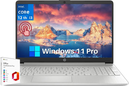 HP Laptop 2024 15.6" Touchscreen i3-1215U 1TB SSD Windows 11 Pro