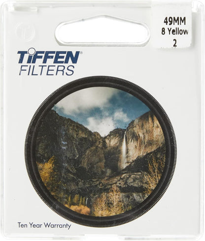 Tiffen 498Y2 49mm #8 Yellow Filter B&W Photography