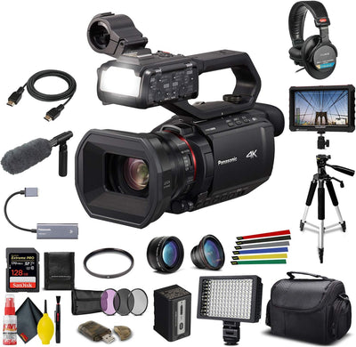 Panasonic AG-CX10 4K Camcorder Pro Bundle (Renewed)
