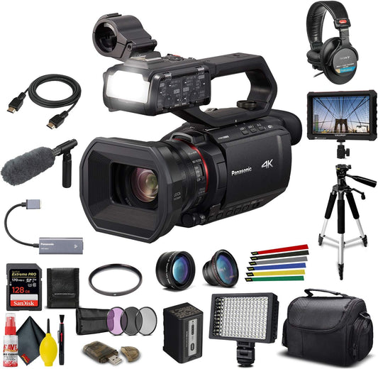 Panasonic AG-CX10 4K Camcorder Pro Bundle (Renewed)