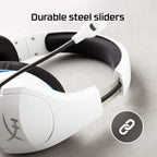 HyperX HHSS1C-KB-WT/G-cr Cloud Stinger Wireless Gaming Headset - White