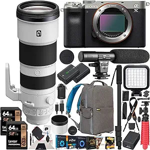 Sony E40SNILCE7CSX7 a7C Camera Body + 200-600mm Lens Bundle
