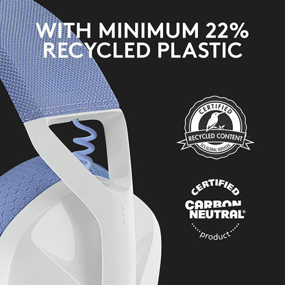 Logitech G435 Lightspeed Wireless Gaming Headset - White (Renewed)