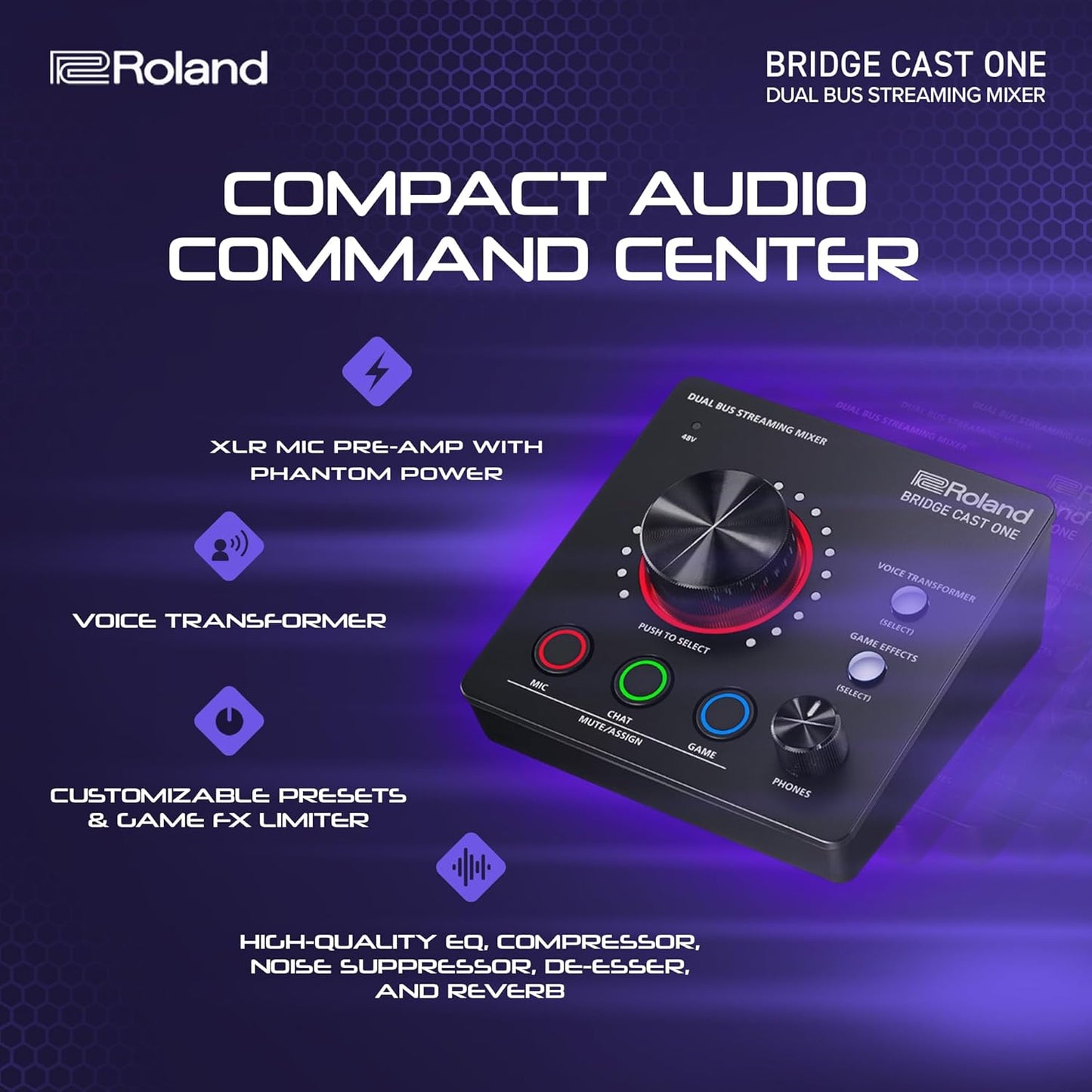 Roland BRC-ONE BRIDGE CAST Streaming Audio Mixer