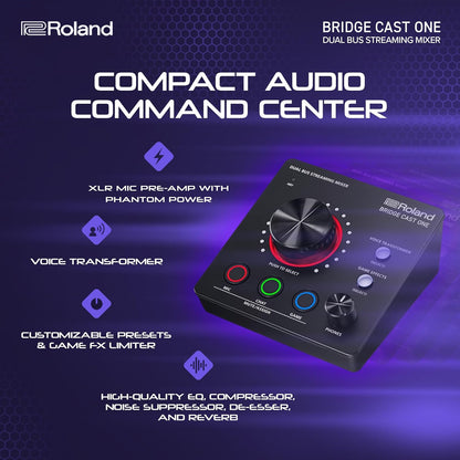 Roland BRC-ONE BRIDGE CAST Streaming Audio Mixer