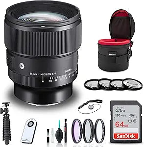 Sigma 322965 85mm f/1.4 DG DN Sony E Lens Kit