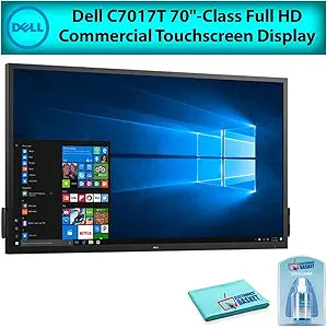 Dell C7017T 70" Full HD Commercial Touchscreen Display Monitor Bundle
