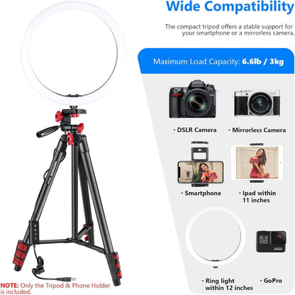 Neewer 10097867 54-Inch Travel Tripod Kit