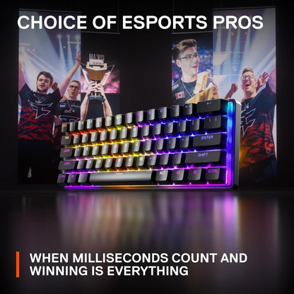 SteelSeries 64820 Apex Pro Mini HyperMagnetic Gaming Keyboard