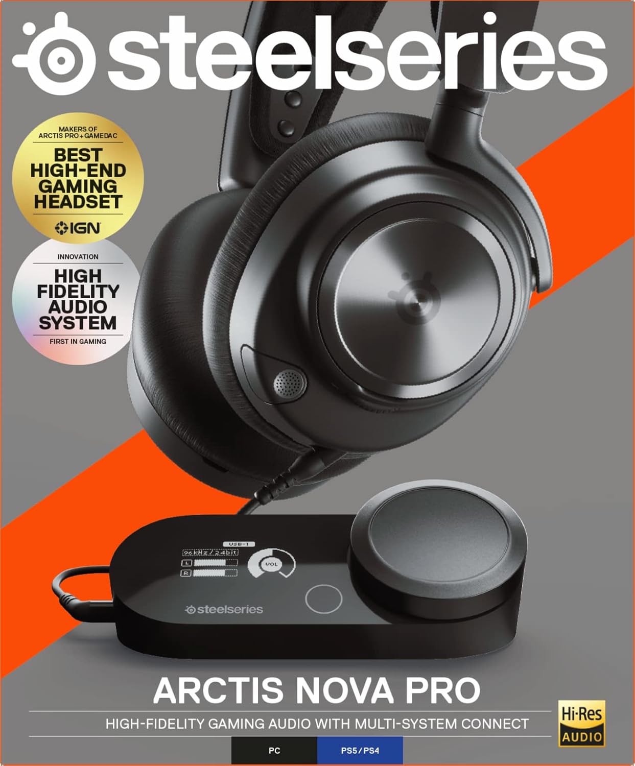SteelSeries 61527 Arctis Nova Pro Multi-System Gaming Headset