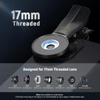 Neewer 10103673 Universal Phone Clamp 17mm Thread Lens