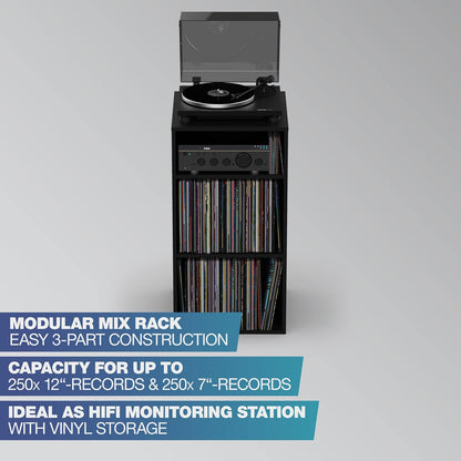 Glorious AMS-MOD-MIX-RACK-BLK Modular Mix Rack DJ Stand