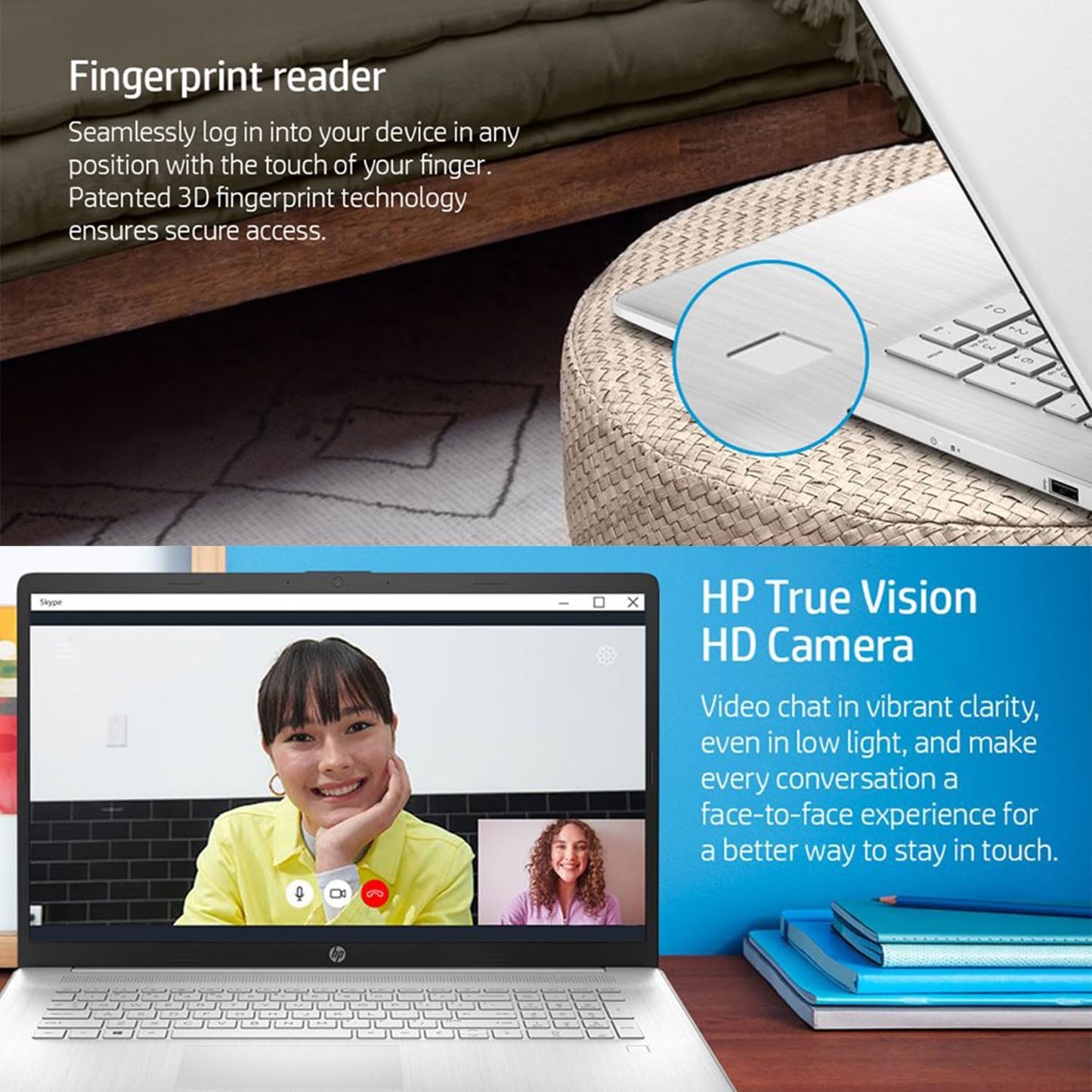 HP Laptop 17 inch AMD Ryzen 5 1TB SSD (2024)