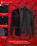 Spyder M SPYDR SWEATR FLEEC Men's Softshell Shirt Jacket