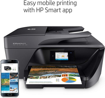 HP (T0F29A OfficeJet Pro 6978 Wireless All-in-One Printer - Renewed