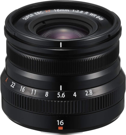 Fujifilm 16611667 XF16MMF2.8 R WR B 16mm f/2.8 Lens