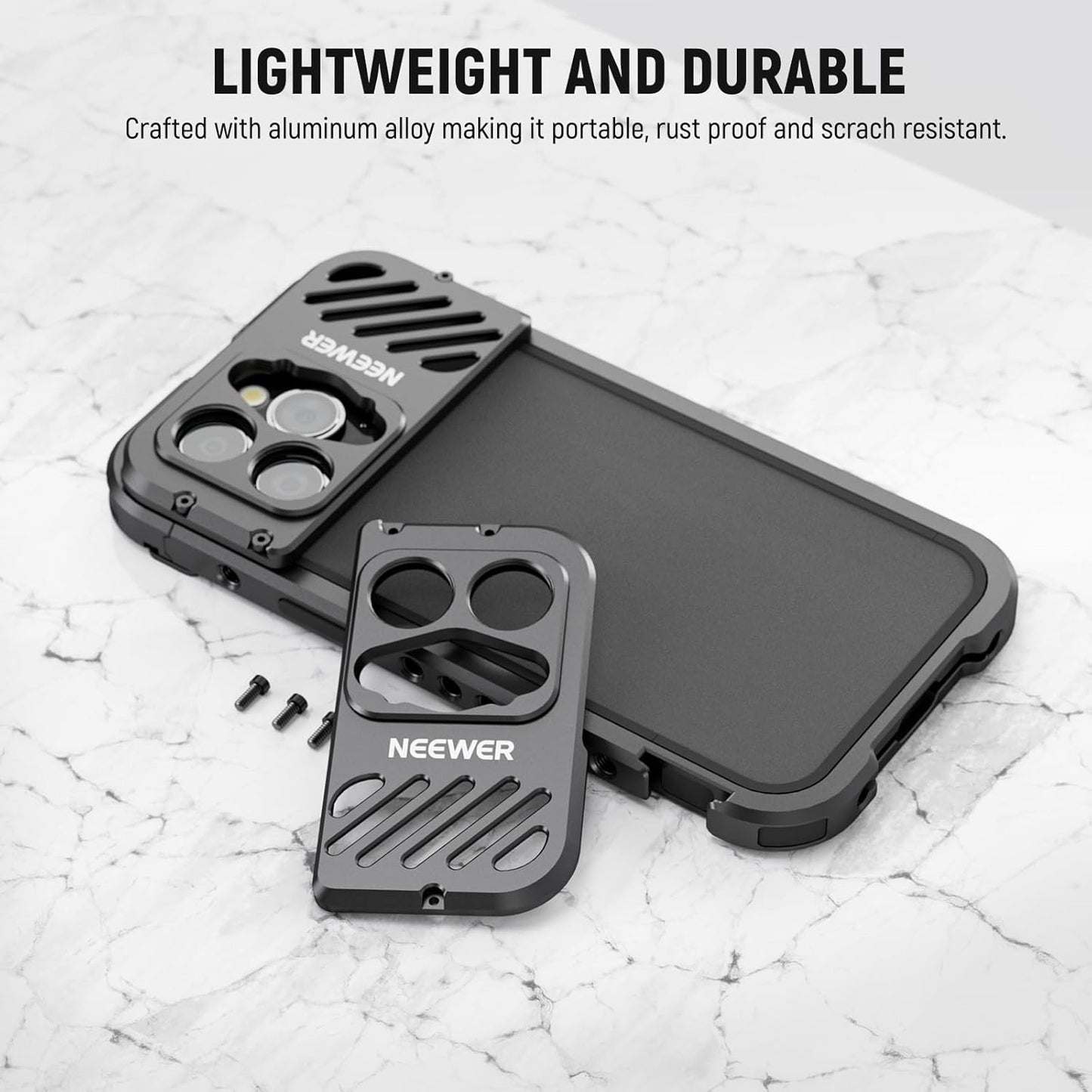 Neewer 10102664 iPhone 14 Pro Max Lens Backplane - 17mm Mount