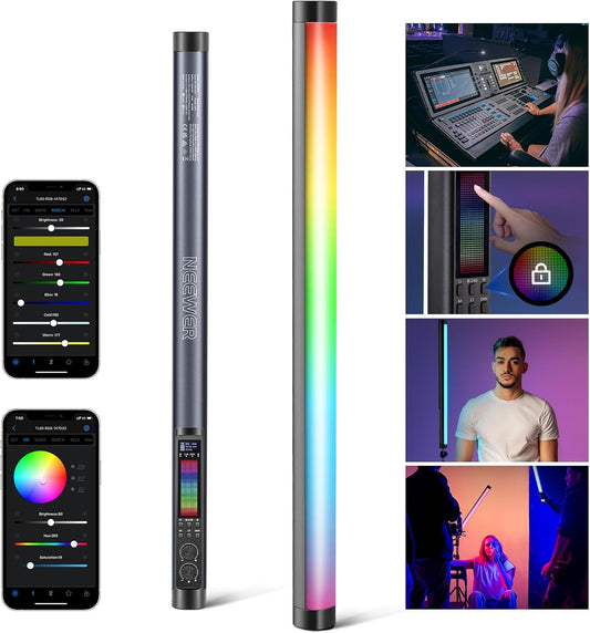 Neewer 10102495 TL60 RGB Tube Light Photography Wand