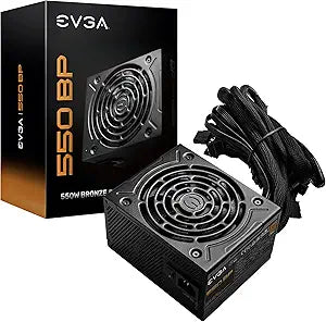 EVGA 100-BP-0550-K1 550 BP 80+ Bronze 550W Power Supply — main product image