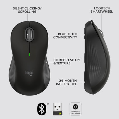 Logitech 910-007237 Signature M550 Wireless Mouse Black