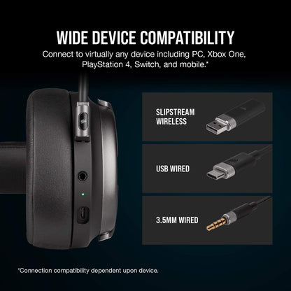 Corsair CA-9011180-NA Virtuoso RGB Wireless SE Gaming Headset Renewed