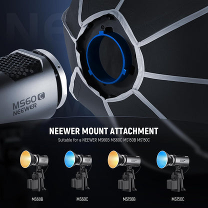 Neewer NS4P 50cm Octagonal Softbox with Grid