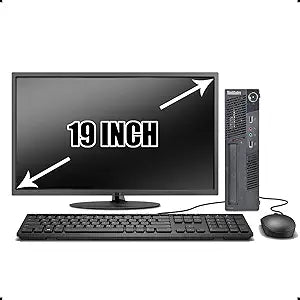 Lenovo ThinkCentre M91p SFF Desktop PC Renewed Bundle