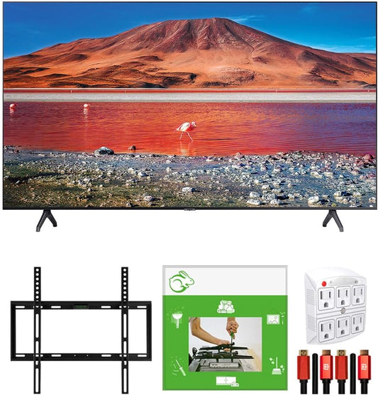 Samsung UN82TU7000 82" 4K Smart TV Bundle - Used Condition