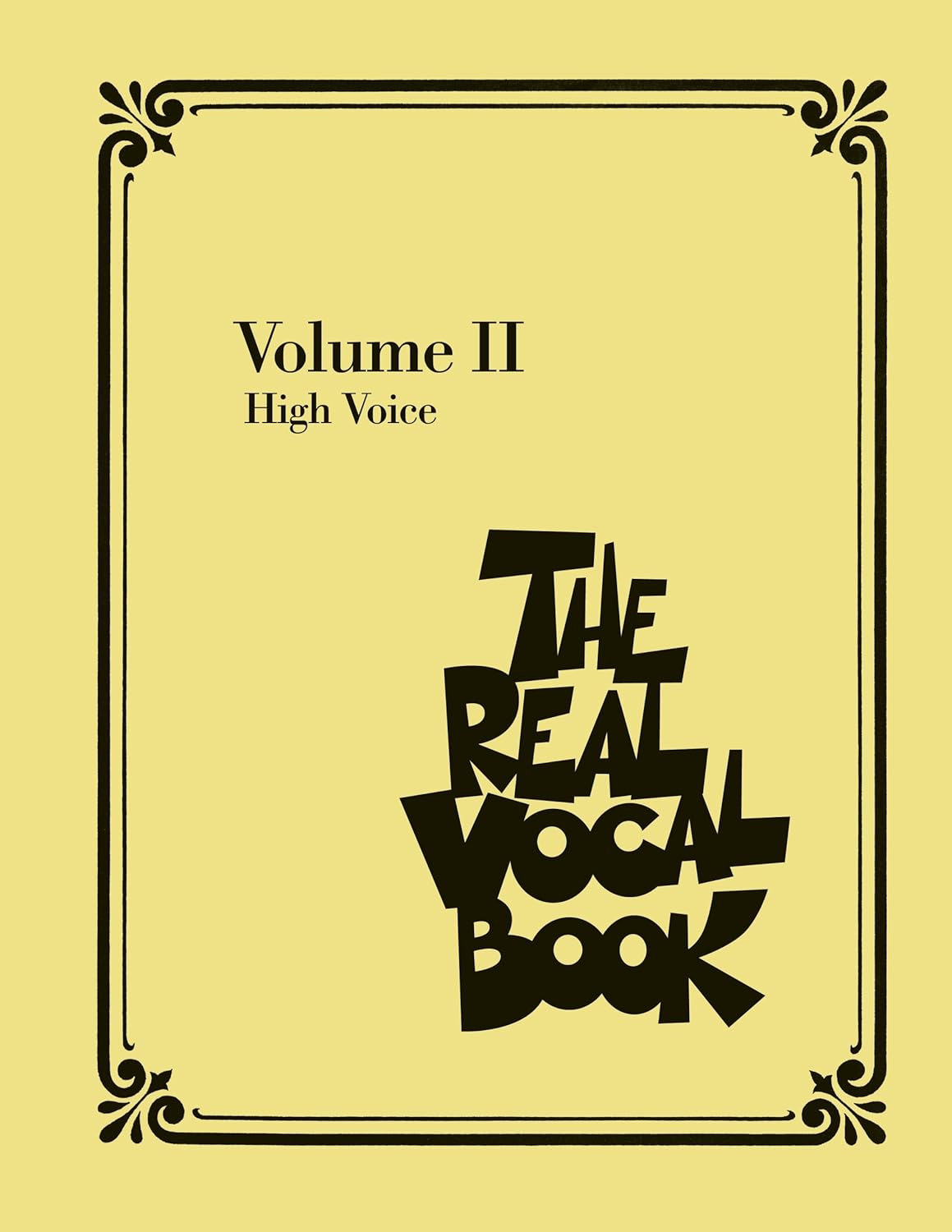 Hal Leonard Corporation Real Vocal Book - High Voice
