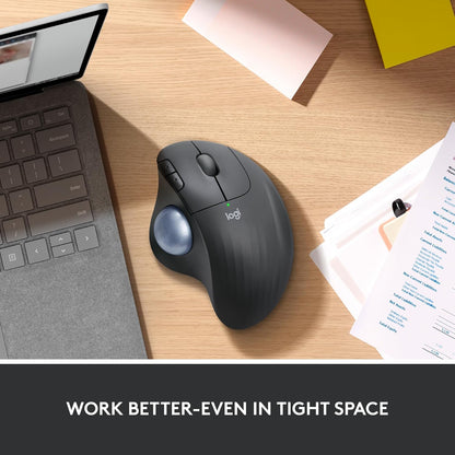 Logitech 910-005867 ERGO M575 Wireless Trackball Mouse - Graphite