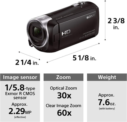 Sony HDRCX405/B Handycam HD Camcorder Black