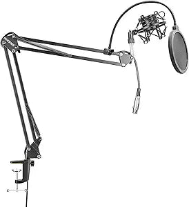 Neewer 90091047 Tabletop Microphone Scissor Arm Stand