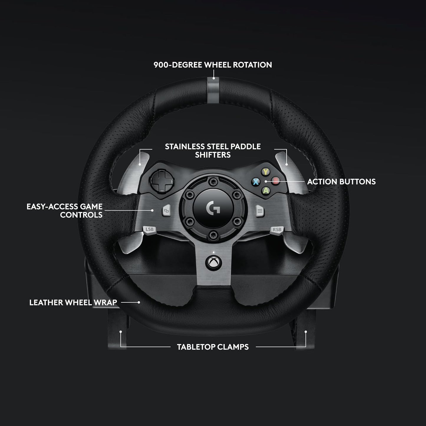 Logitech G920 Racing Wheel and Shifter Bundle
