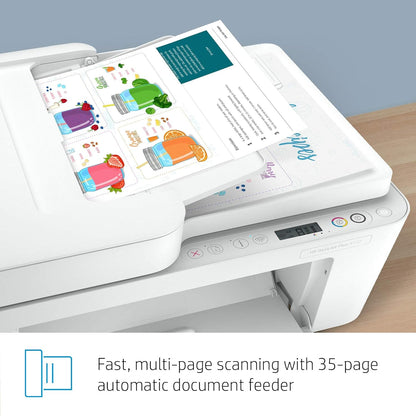 HP 7FS74A DeskJet Plus 4152 All-in-One Printer Renewed