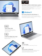 HP Envy 2-in-1 Laptop Ryzen 5 16GB 512GB Touchscreen