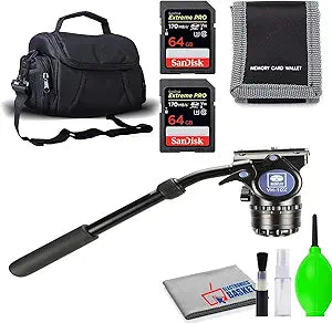 Sirui VH-10X Fluid Video Head Bundle Smooth Panning