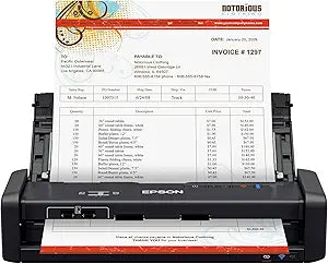 Epson ES-300WR Wireless Portable Document Scanner — main product image
